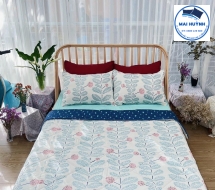 Chăn Drap Cotton satin hàn quốc 01