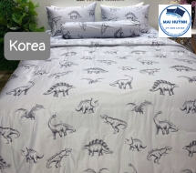 Chăn drap cotton satin hàn quốc 03